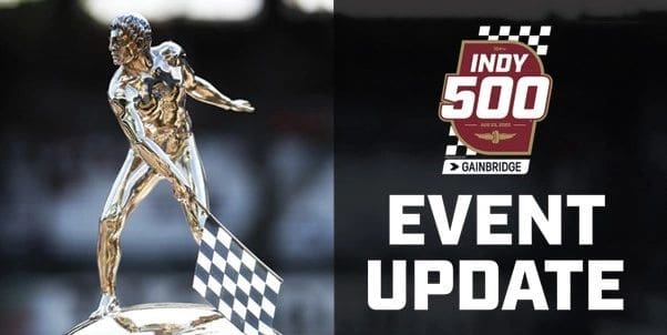 The Indianapolis Motor Speedway announced Aug. 4 that its Indianapolis 500-Mile Race will run in front of empty grandstands Aug. 23. (Photo courtesy of the Indianapolis Motor Speedway)